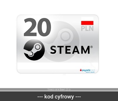 Doładowanie Steam 20 zł