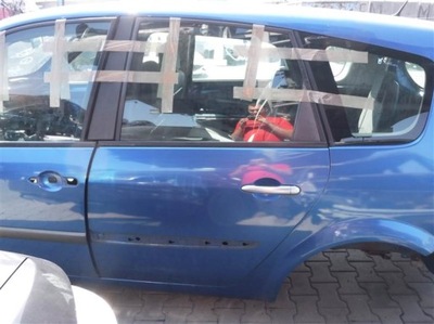 Дверь левый задняя renault grand scenic ii tei45 фото №1