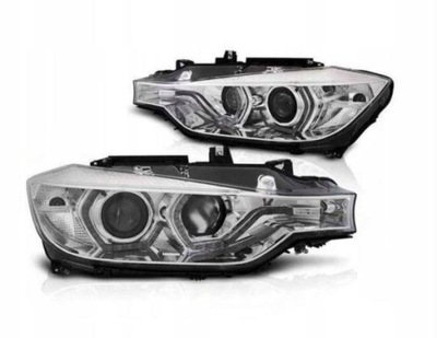 ŽIBINTAI P. BMW F30/F31 10/11-5/15 AE LED CHROME DRL 