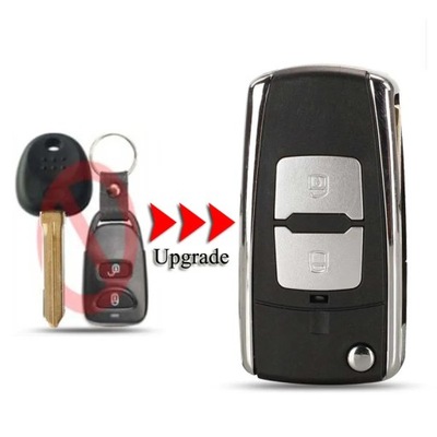 UPGRADE FOLDING CAR KEY SHELL PARA KIA SEDONA PARA HYUNDAI ELANTRA SAN~26903  