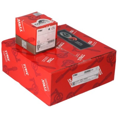 Гальмівні диски i гальмівні колодки задня vw a4 b5 1,6-2 trw фото №1