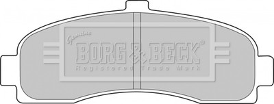 BORG & BECK BBP1541 КОМПЛЕКТ КОЛОДОК ТОРМОЗНЫХ ПЕРЕД