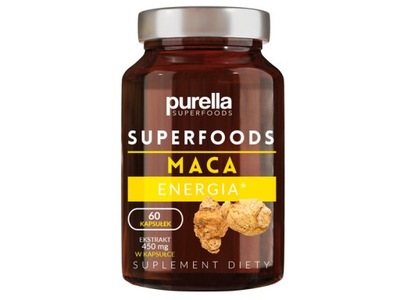 Suplement na energię PURELLA Superfoods Maca (60 kapsułek)