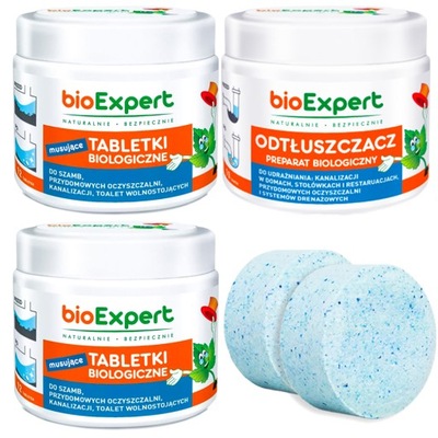 TABLETKI BIOLOGICZNE do SZAMBA BAKTERIE bioExpert tabletki do oczyszczalni