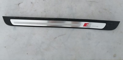 Молдинг порог левая перед sline audi a4 b8 фото №1