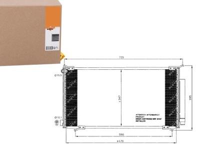 CONDENSADOR DE ACONDICIONADOR HONDA CR-V 02-  