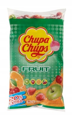 Chupa chups Lollipops Fruit 120 sztuk