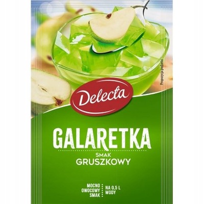 DELECTA Galaretka smak Gruszkowy, 70g