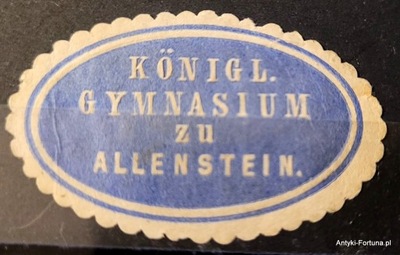 Zalepka- Allenstein - Olsztyn - Gimnazjum