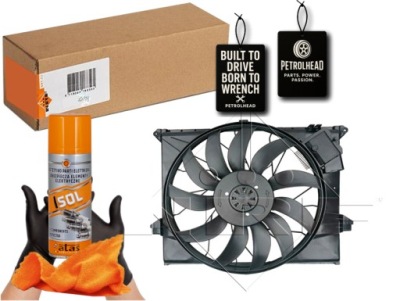 Вентилятор радиатора с корпус mercedes gl x164 m w16 #petrolhead pro+ kit4 фото №1