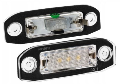 Ліхтарі led реєстрації volvo s40 v50 s60 v70 фото №1