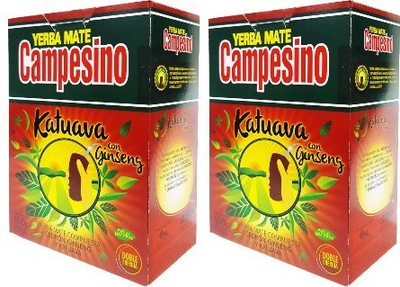 Yerba Mate Campesino Katuava + Żeń-Szeń 2x500g MOC