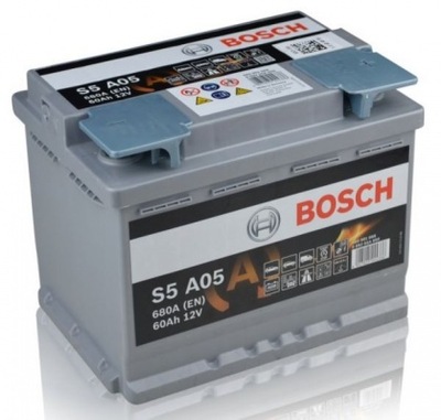 BOSCH SILVER AGM 60AH S5 680A СТАРТ СТОП