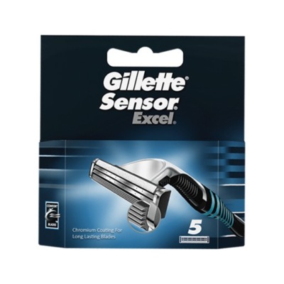 Gillette Sensor Excel wkłady nożyki do maszynki 5 szt
