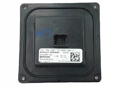 Модуль led 260552119r renault megane 4 iv kadjar captur talisman a2c90665601 фото №1