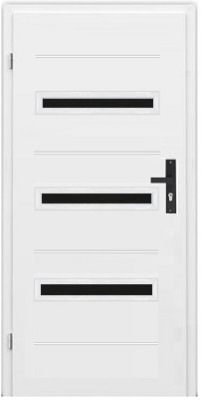 DRZWI WEWNĘTRZNE ASTERIA black glass