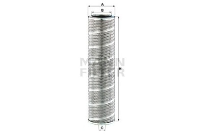 MANN-FILTER FILTRAS HIDRAULINIS KOMATSU 931.1 TEREX TA27 VOLVO L150G 