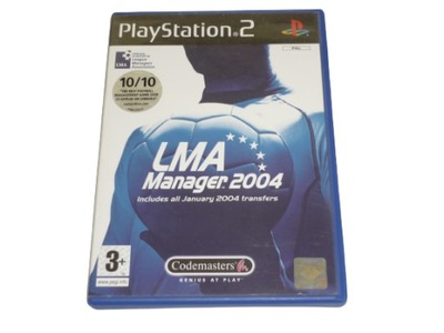 PS2 LMA MANAGER 2004 GRA PLAYSTATION