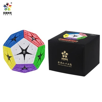 YuXin Kilominx 4x4 Megamin HuangLong Dodecahedron Stickerless Professional