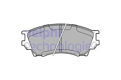 DELPHI КОЛОДКИ ТОРМОЗНЫЕ ПЕРЕД MAZDA B-SERIE XEDOS 9 2.0-2.5D