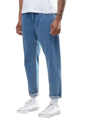 PROSTE SPODNIE JEANS 8II NE3__W30/L30