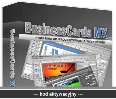 mojosoft BusinessCards MX - program do wizytówek