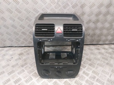 Рамка средняя консоли корзина радио 2 din vw jetta v 1k0819743a 1k0858089 фото №1