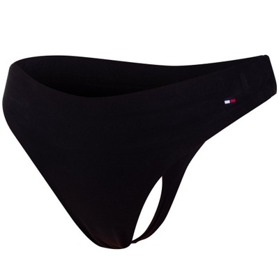 TOMMY HILFIGER DAMSKIE STRINGI THONG BLACK r. XS