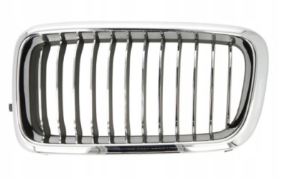 Решітка радіатора решітка радіатора решітка радіатора bmw 7 e38 99-01 ліва хром -nowa- фото №1