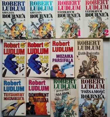 Robert Ludlum - zestaw 12 książek /9 powieści/