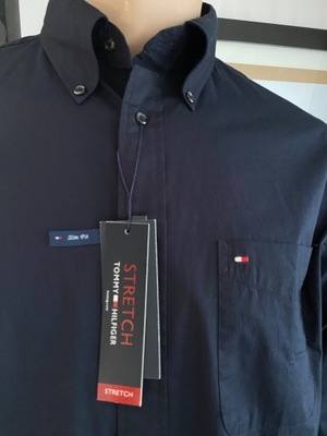 Koszula Tommy Hilfiger rozm.L stretch Slim fit