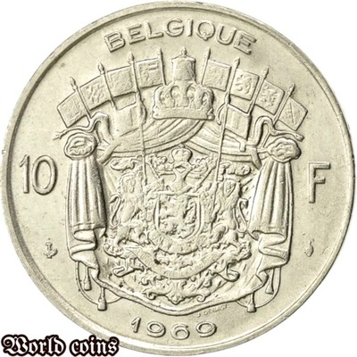 10 FRANKÓW 1969 BELGIQUE - BELGIA