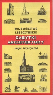 Województwo Leszczyńskie zabytki architektury MAPA