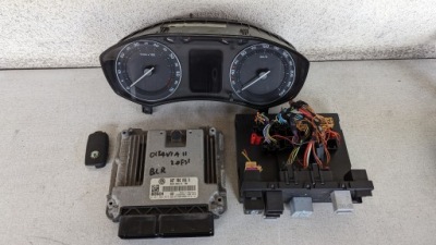 Бортовий комп'ютер набір skoda octavia ii 2.0 fsi blr фото №1