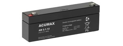 Mocny akumulator bateria AM 2,1-12 ACUMAX