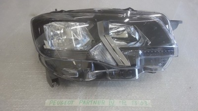 Лампа передняя правая peugeot partner rifter iv фото №1
