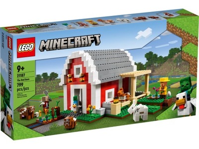 LEGO Minecraft 21187 Czerwona stodoła FARMA OBORA