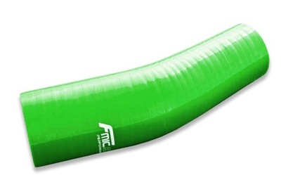 Silikonowe kolanko redukcyjne 23' 55/65mm Zielony