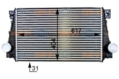 Hella интеркулер vw amarok 2.0 bitdi 4motion 2h_ фото №1