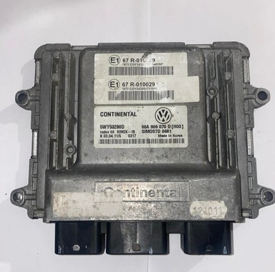 COMPUTADOR UNIDAD DE CONTROL MOTOR VW 06A906070D  