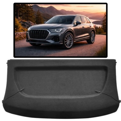 Полиця багажника задня audi q3 ii 83a f3 2018+ czarna nowa фото №1