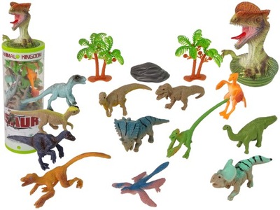 Zestaw Zwierzęta Dinozaury Figurki 12szt. Akcesori