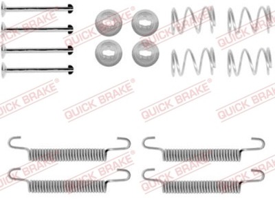 АКСЕССУАРЫ КОЛОДОК ТОРМОЗНЫХ QUICK BRAKE 105-0791 фото