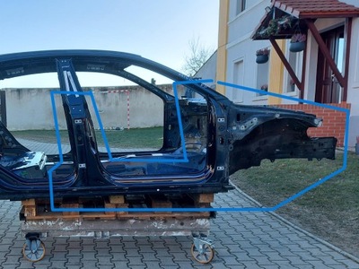 Vw arteon 3g8 2018r чверть лонжерон блок двигуна правий перед фото №1