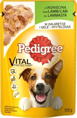 PEDIGREE PIES JAGNIĘCINA SASZETKA 100G