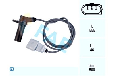 FAE SENSOR POSICIÓN DE EJE CIGÜEÑAL AUDI A4 B6 SEAT ALHAMBRA CORDOBA  