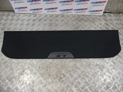 Bmw x7 g07 полка задняя czarna антрацит 5a09989 фото №1
