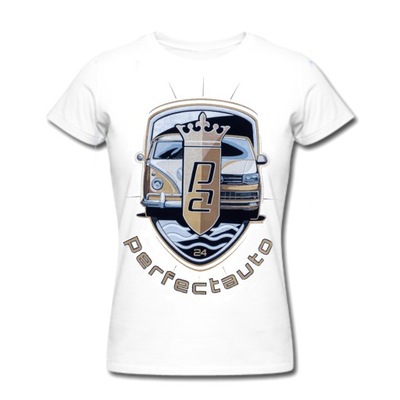 T SHIRT KOSZULKA AUTO BLANCA DAMSKA S  