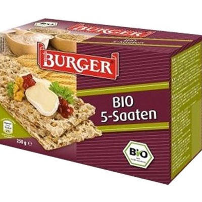 Pieczywo chrupkie razowe 5 ziaren BIO 250g