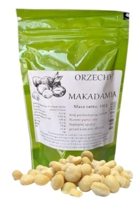 ORZECH MAKADAMIA orzechy całe macadamia 100g ECOBI